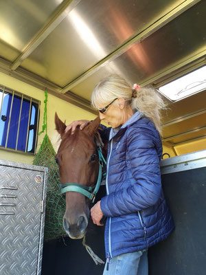Gaby Freiermuth mit Pferden