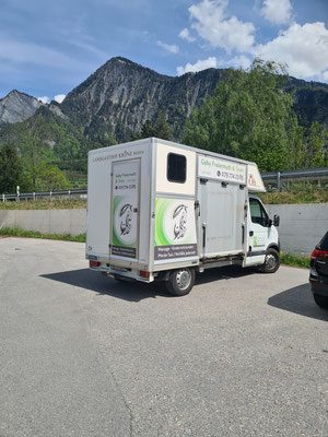Pferdetransporter von Pferdetaxi Fricktal