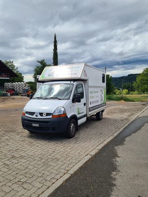 Pferdetransporter von Pferdetaxi Fricktal